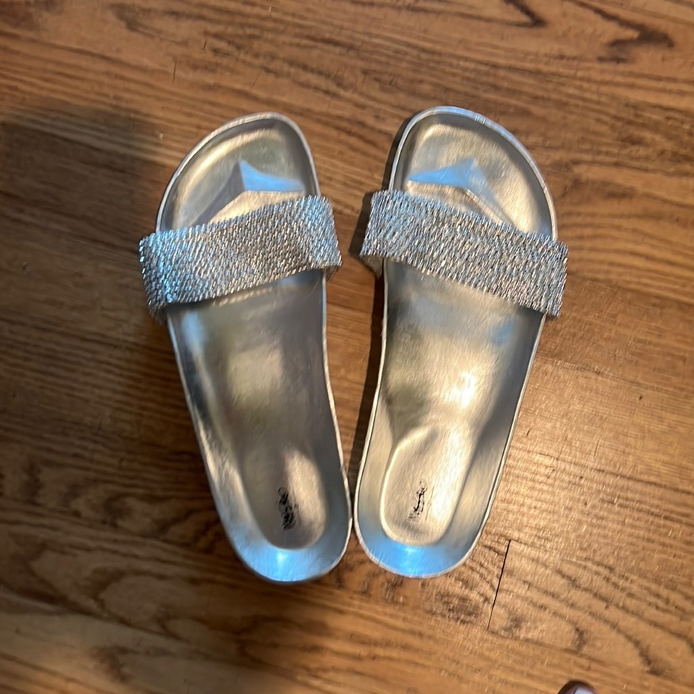 Mossimo silver slides